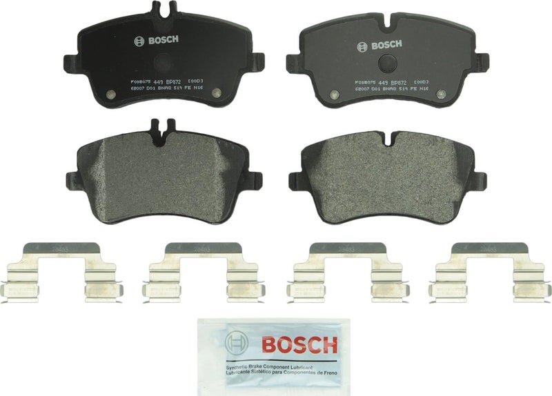 BOSCH BP872 QuietCast Premium Semi-Metallic Disc Brake Pad Set for Select Mercedes-Benz Models