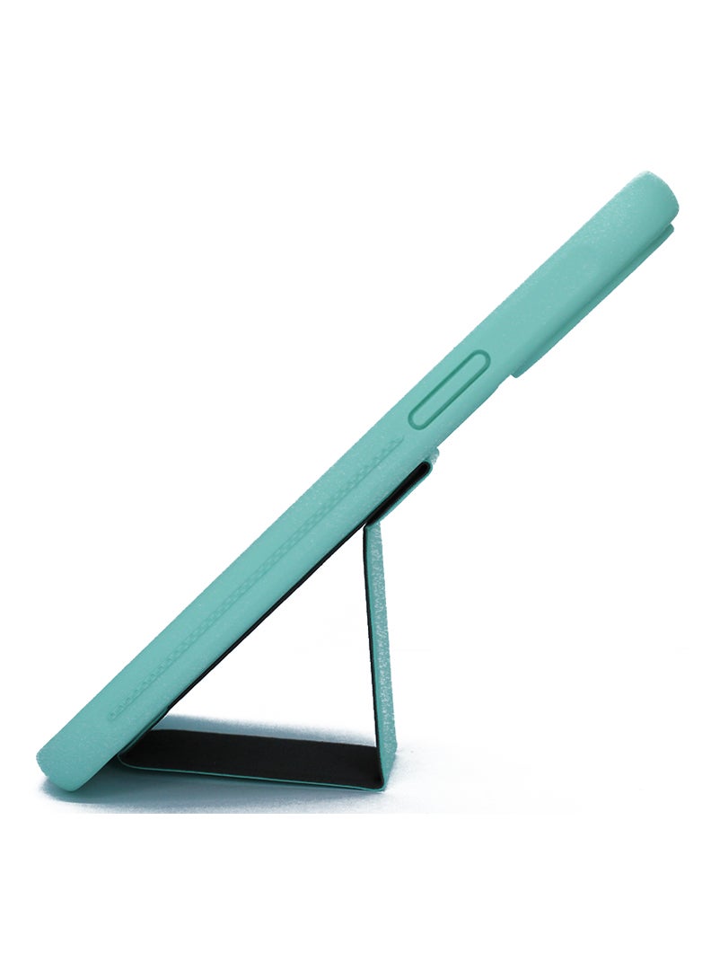 Theodor Fully Covered With Finger Grip Stand Holder Anti Slip Shockproof Protective Case Cover For SAMSUNG GALAXY A73 5G GREEN - Image 2