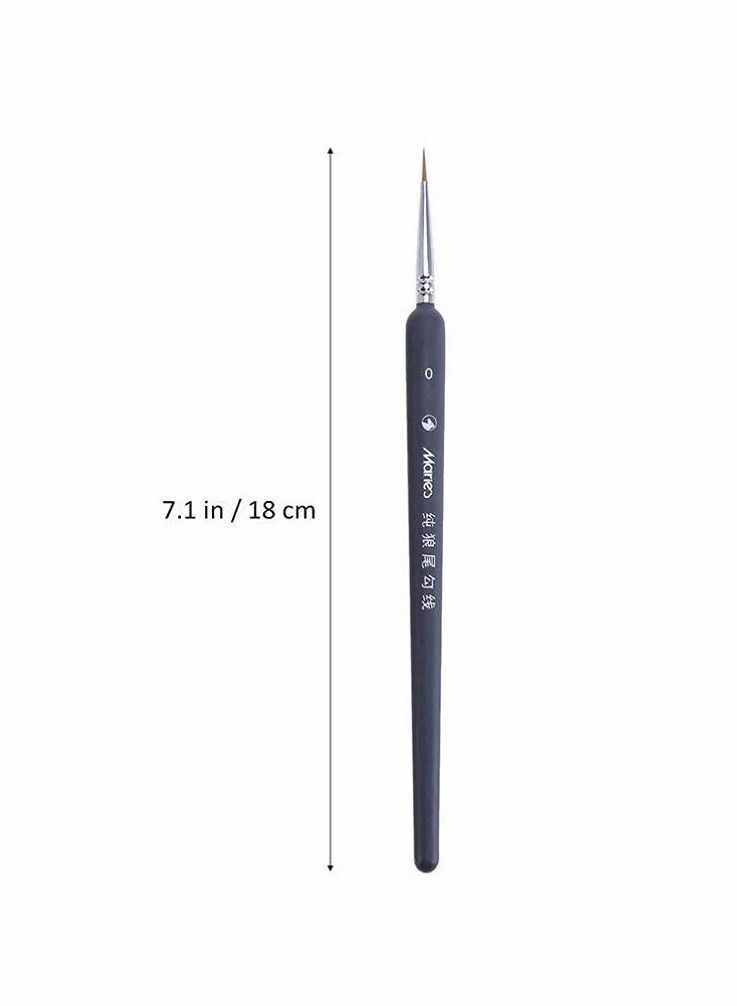 Y&D 6 Pcs Detail Paint Brush Set Miniature for Acrylic Gouache Watercolor Oil Painting Supplies Artist  - Image 2
