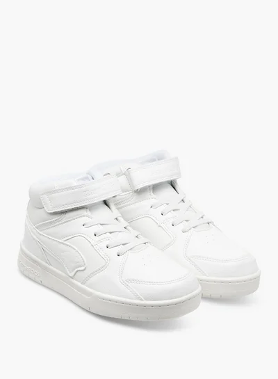 kangaROOS Boys' Panelled High Top Shoes with Hook and Loop Closure