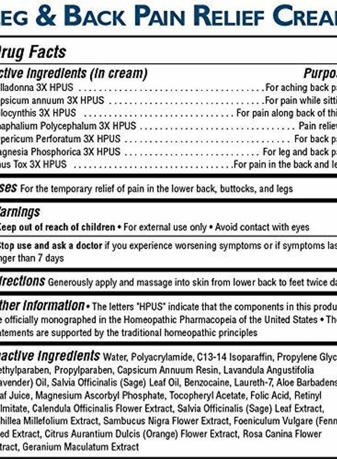 Magnilife Leg & Back Pain Relief Cream, Fast-Acting Pain Relief, Naturally Soothe Burning, Tingling and Stabbing Pains with Aloe and Calendula - 4oz - Image 5