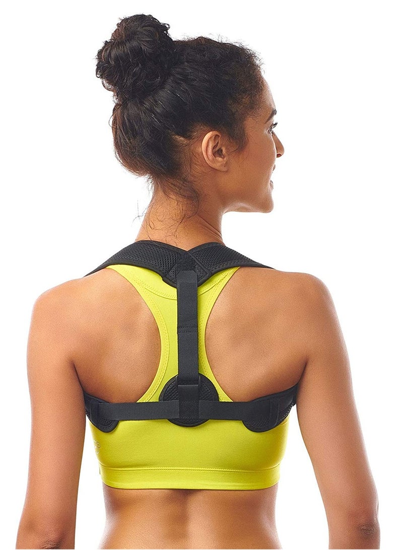 Excefore Posture Corrector for Women Men - Posture Brace - Adjustable Back Straightener (25" - 53") - Image 1