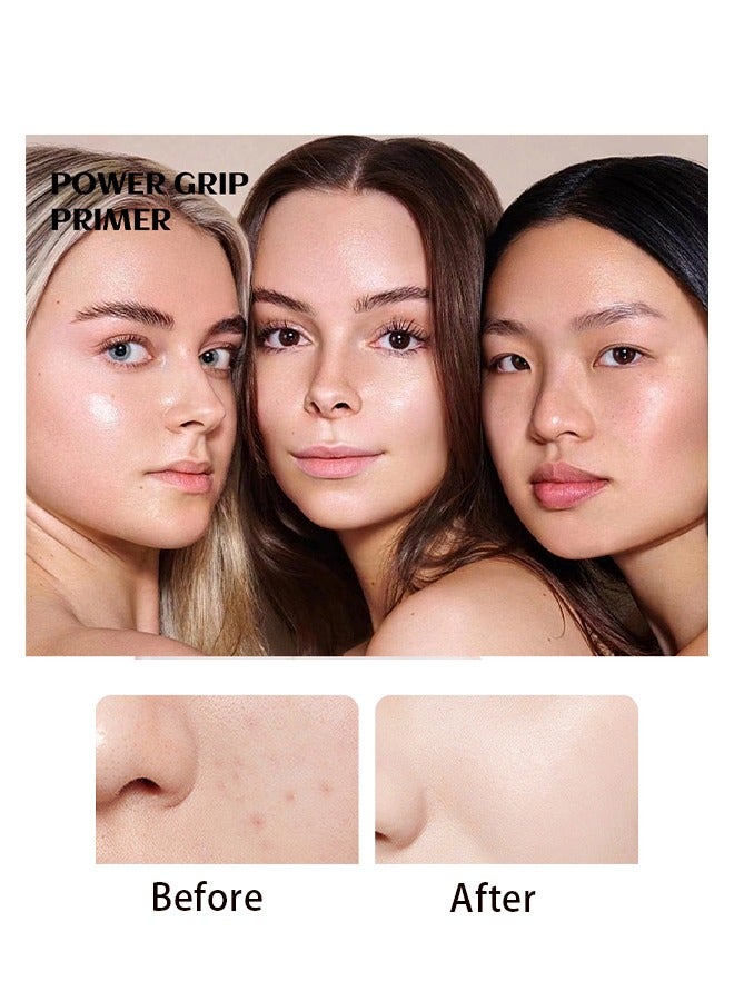 إيلهو خافي عيوب مكياج مرطب خفيف المسام ، كريم ما قبل المكياج ، مسام خافي العيوب غير مرئية ، كريم عزل المسام ، كريم عزل المسام المسام ، ترطيب دائم لجميع البشرة الوردي - Image 4