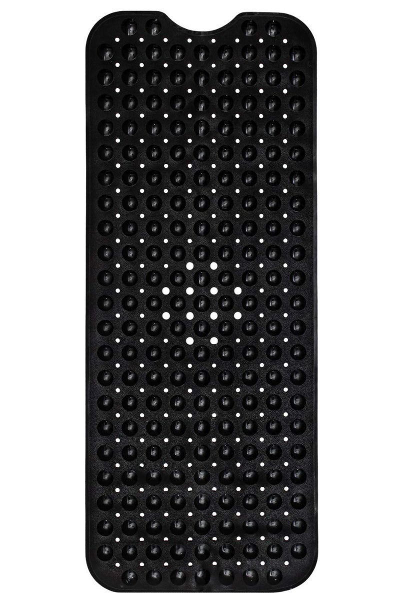TAGPR Door mat Bathroom mats Anti Slip for Entrance Floor Foot Skid Bathtub Bath Shower Suction Cups (Black 100 X 40) - Image 3