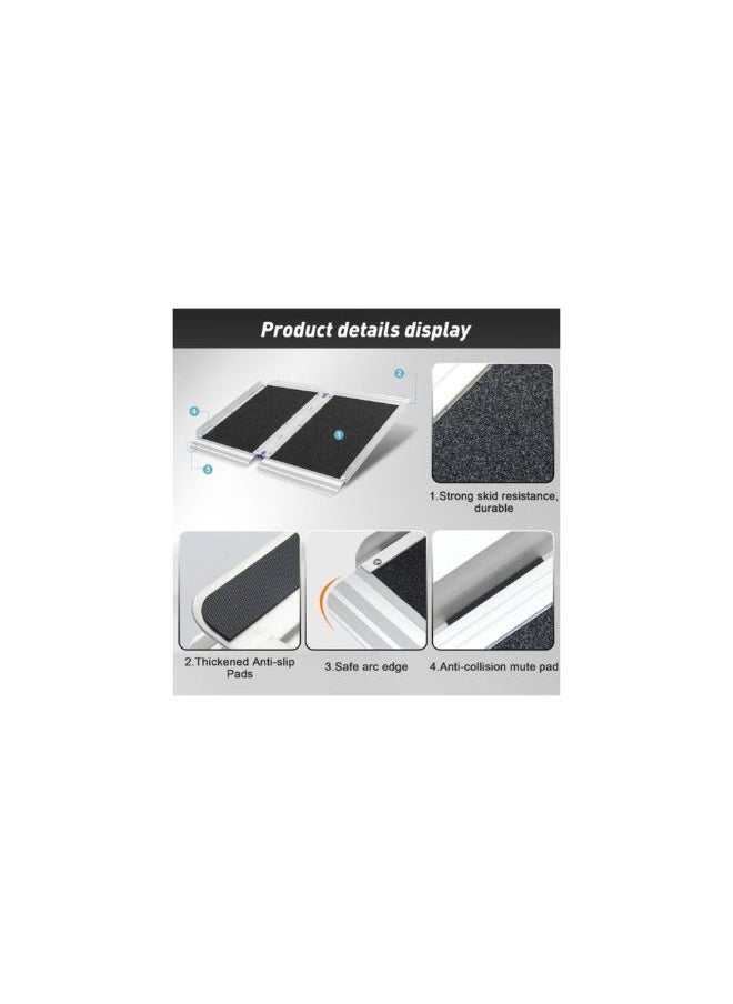 Generic - 2 Feet Portable Wheelchair Ramp - Image 1