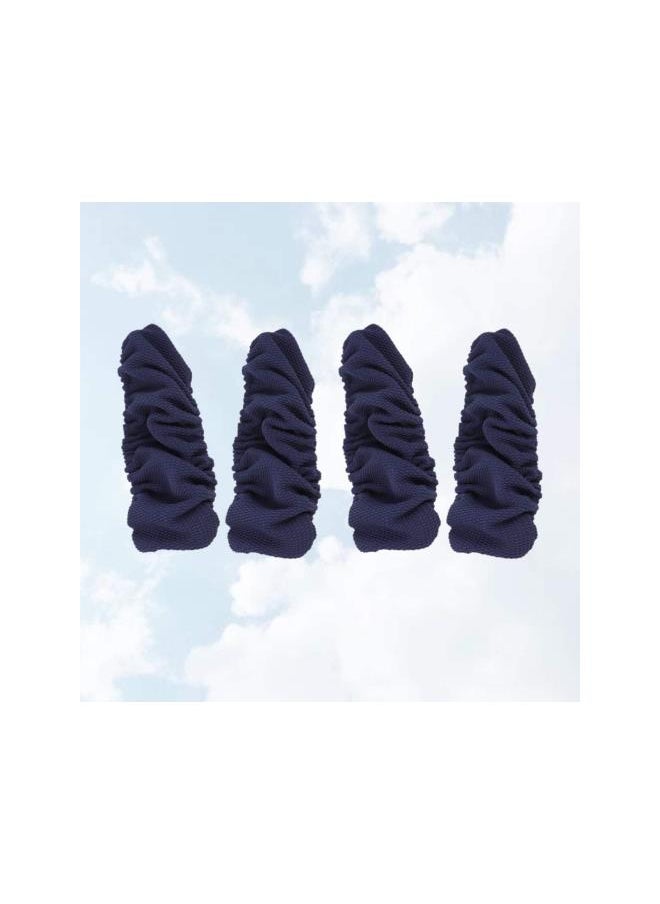 WYBOT - 4pcs Office Chair Armrest Cover Removable Arm Rest Covers for Elbows Forearms Pressure Relief Navy - Image 1
