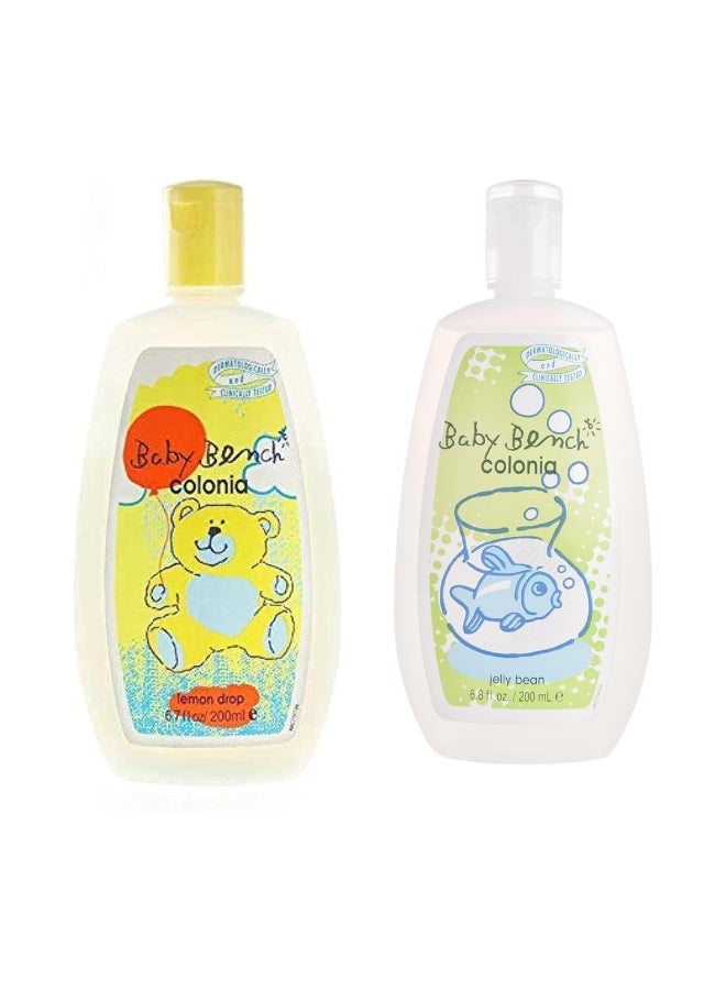 Baby Bench Bench Lemon and Jelly Bean Cologne Drop 200 ml Baby Bench Cologne pack of 2 - Image 1