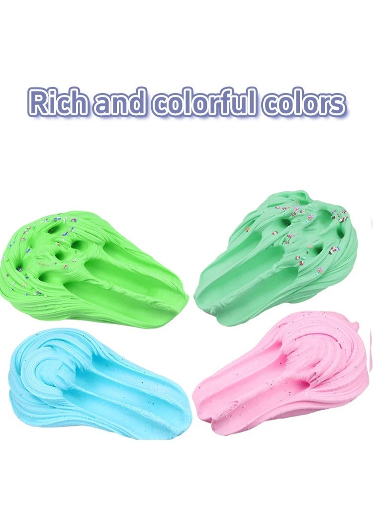 12 PCS 720ml Butter Slime Kit for Kids, Girls & Boys - Non-Sticky, Scented, Soft & Glossy to Make Your Own Cloud Slime – Stress Relief Party Favors & Great Gift Idea - Image 4