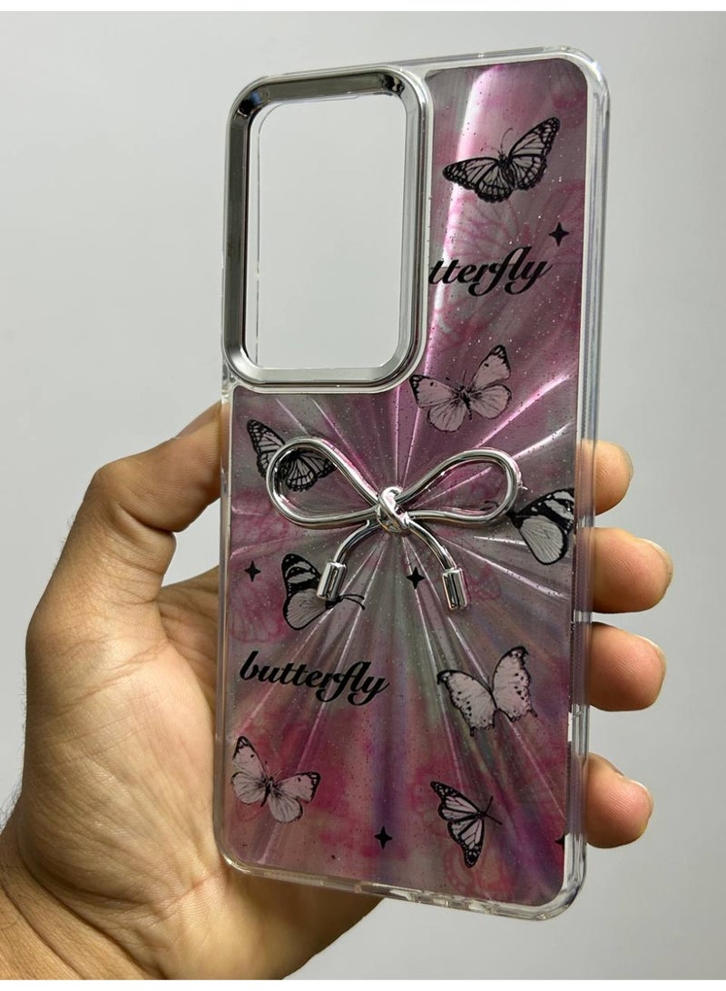 غطاء خلفي علي شكل فيونكا متوافق مع هاتف Realme C71 - Image 1