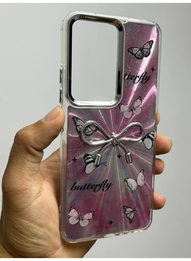 غطاء خلفي علي شكل فيونكا متوافق مع هاتف Realme C71 - Image 2