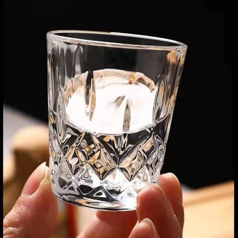 JAIEF 1.7 OZ Tequila Shot Glasses Heavy Base Shot Glass, Crystal Cordial Glasses (Set of 8) - Image 5