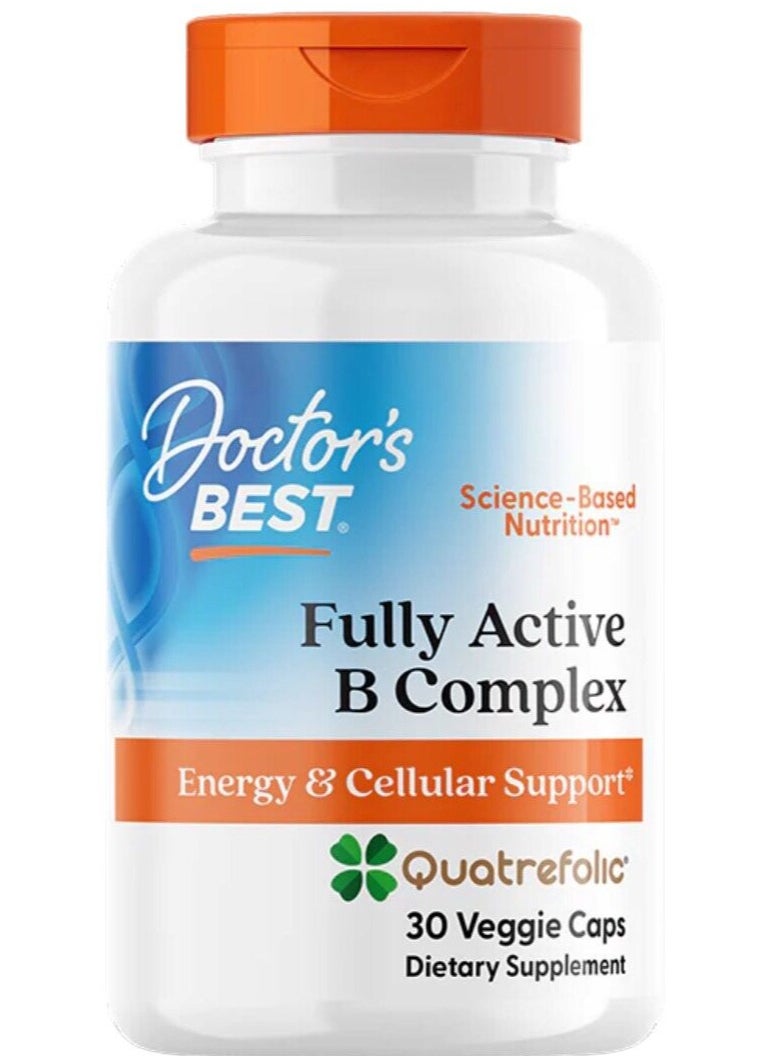 Doctor's BEST Fully Active B Complex 30VC  - Image 1