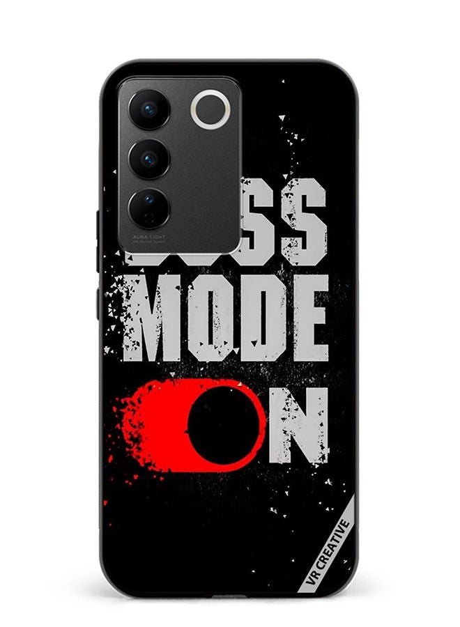 VR CREATIVE Protective Case Cover For Vivo V27e Boss Mode On Design Multicolour - Image 1