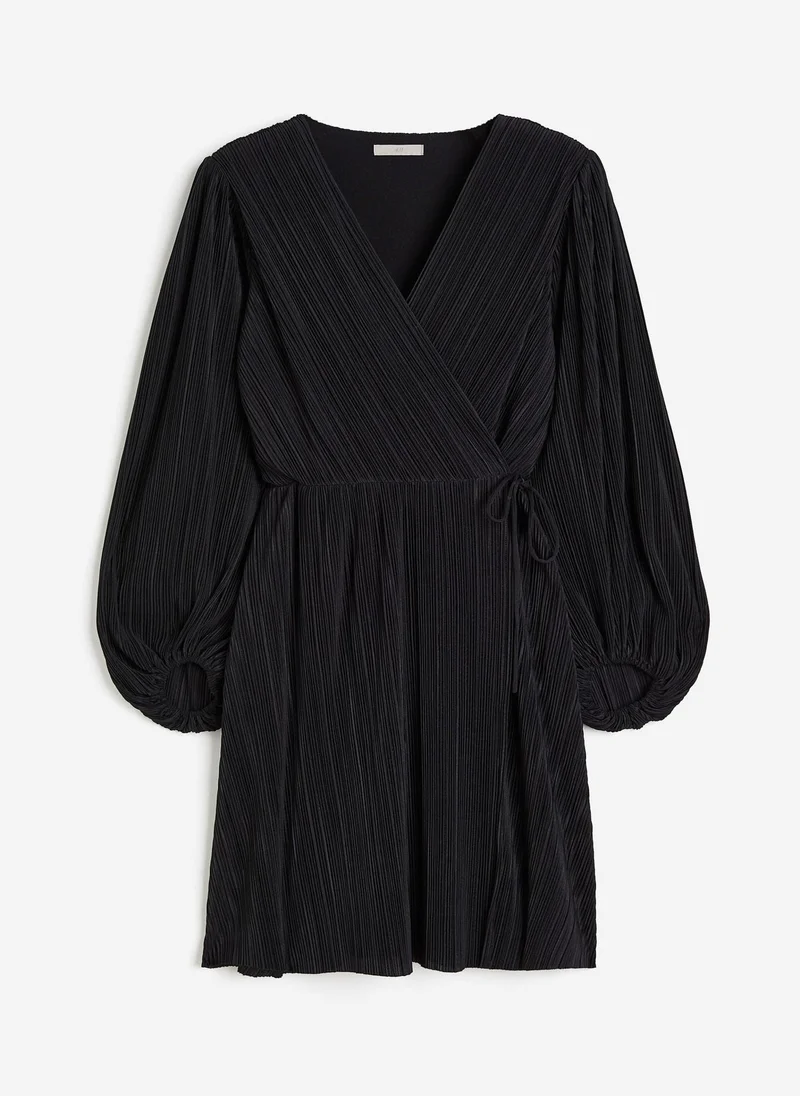 اتش اند ام Plissé Wrap Dress