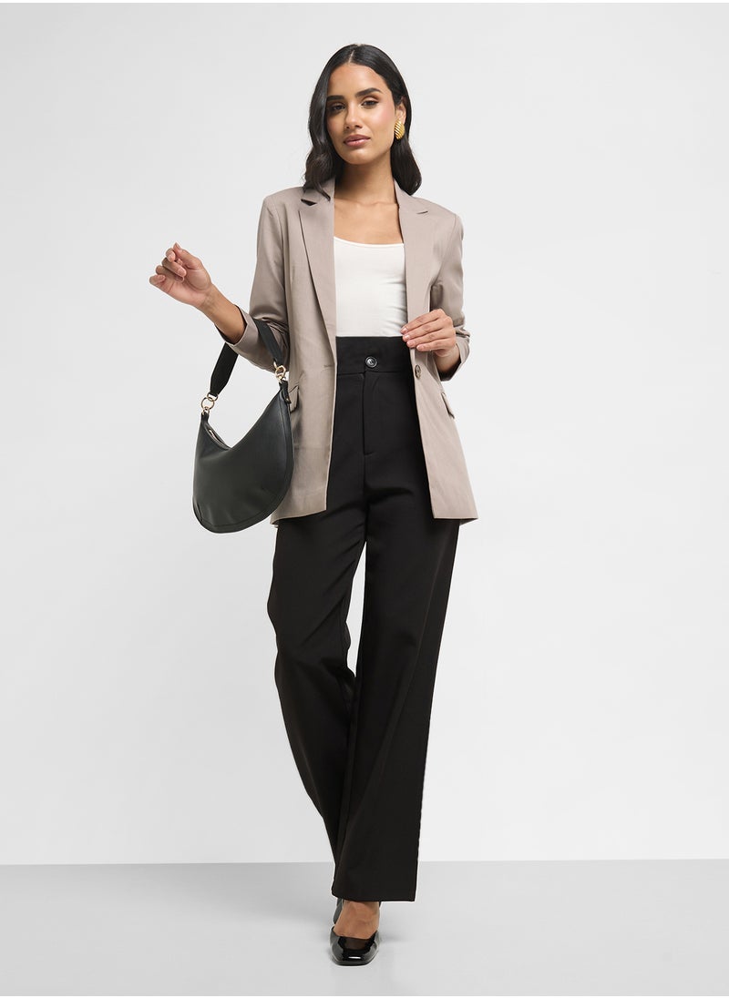 VERO MODA Pocket Detail Slim Fit Blazer  - Image 4