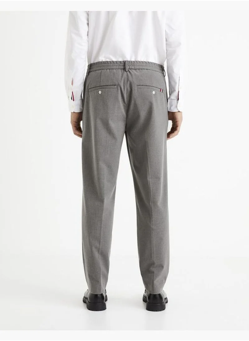 سيليو Celio Casual Chinos Pants - Grey