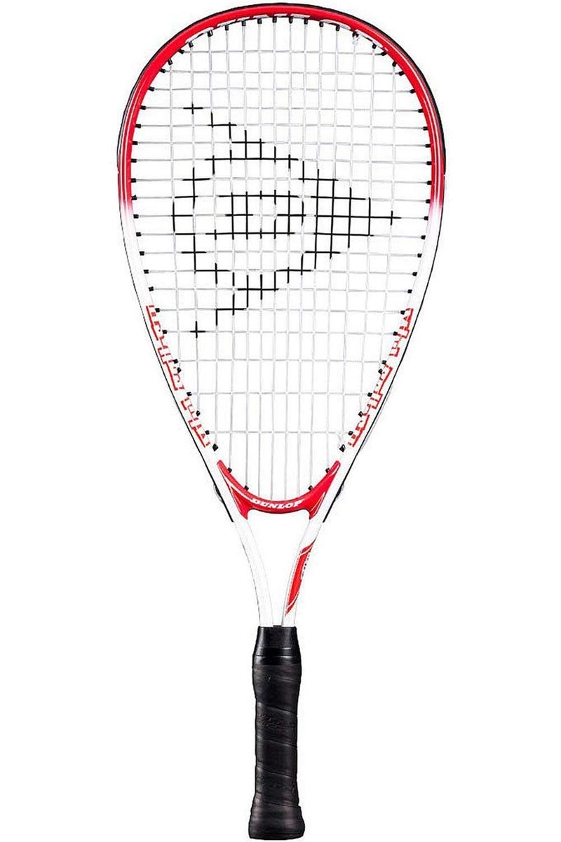 Dunlop Sports Fun Junior Squash Racket, Red/White, 5-7 Years Old, 22" Length