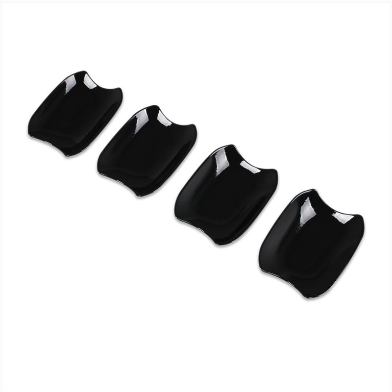 Beautost Fit for Chevrolet Silverado 2019 2020 2021 2022 2023 2024 2025 2026Colorado 2024 2025 2026 Door Bowl Handle Cover Trims Piano Black - Image 2