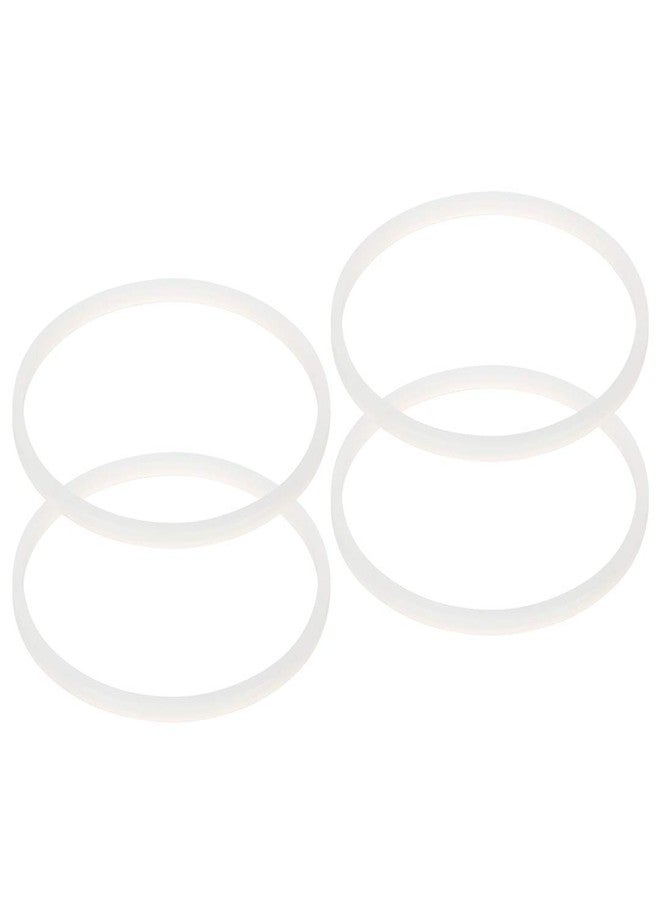 Felji 4 Pack Gaskets Replacement Part Compatible with Magic Bullet MB-1001 Blenders White - Image 1