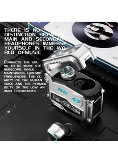 General MK47 cool mechanical wireless bluetooth headset ultra-long battery life TWS gaming headset  - Image 3