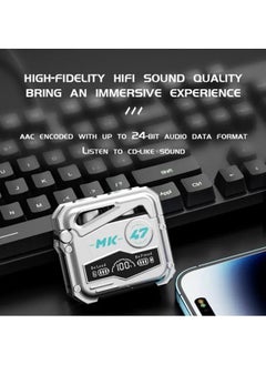 General MK47 cool mechanical wireless bluetooth headset ultra-long battery life TWS gaming headset  - Image 2