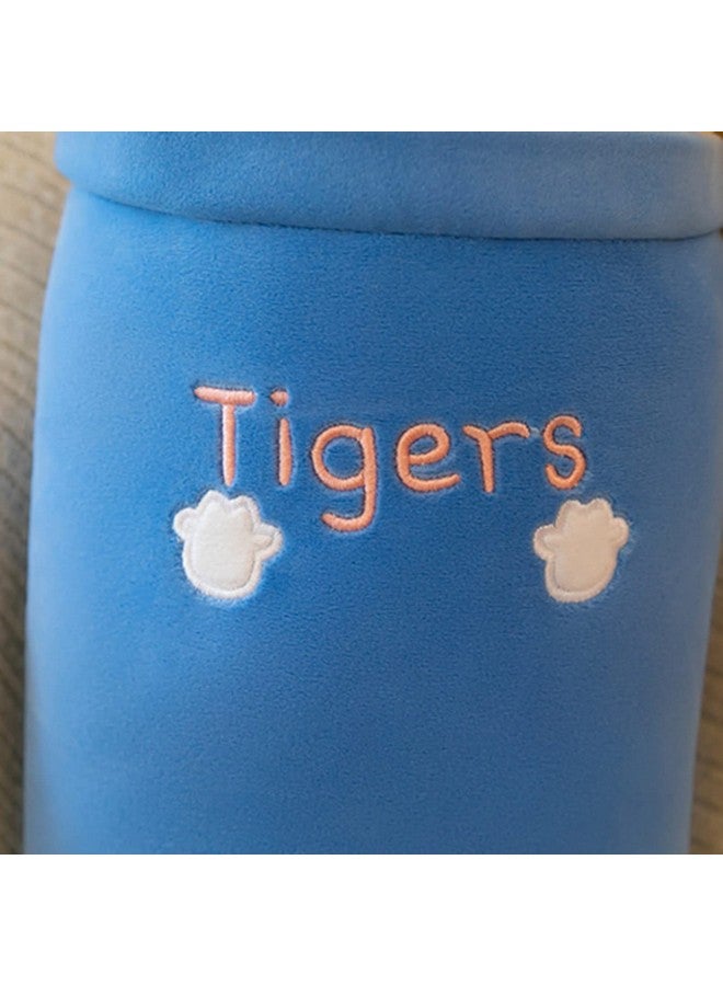 Tickles Cute Tiger Soft Stuffed Plush Pillow Animal Toy for Kids Boys & Girls Birthday Gifts (Color: Blue Size: 35 cm) - Image 4