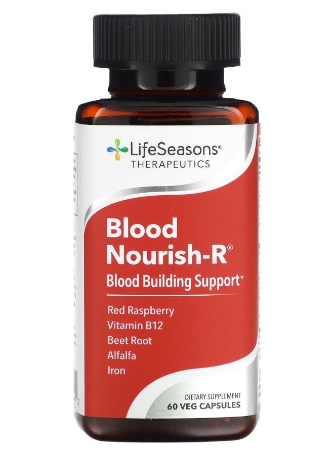 LifeSeasons Blood Nourish-R Blood Building Support 60 Veg Capsules