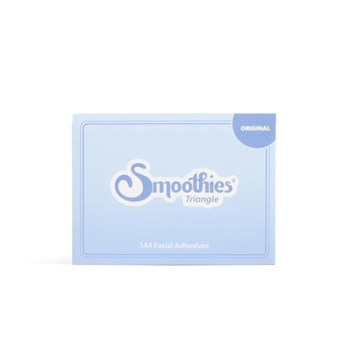 Smoothies Triangle Wrinkle Patches for Face Overnight - Facial Patches for Elevens, Crows Feet and more, 144 Facial Adhesives per Box - Face Tape, Made in the USA - Image 5