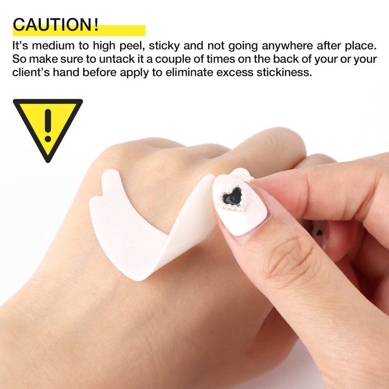 LASHVIEW 100 Pairs Eye Pads,Under Eye Pads for Eyelash Extension,Microfoam Eye Pads,Natural NO Hydrogel,Lash Extension Lint Free,Fit Most Eye Shape, Stick Well,Hypoallergenic,Waterproof - Image 5