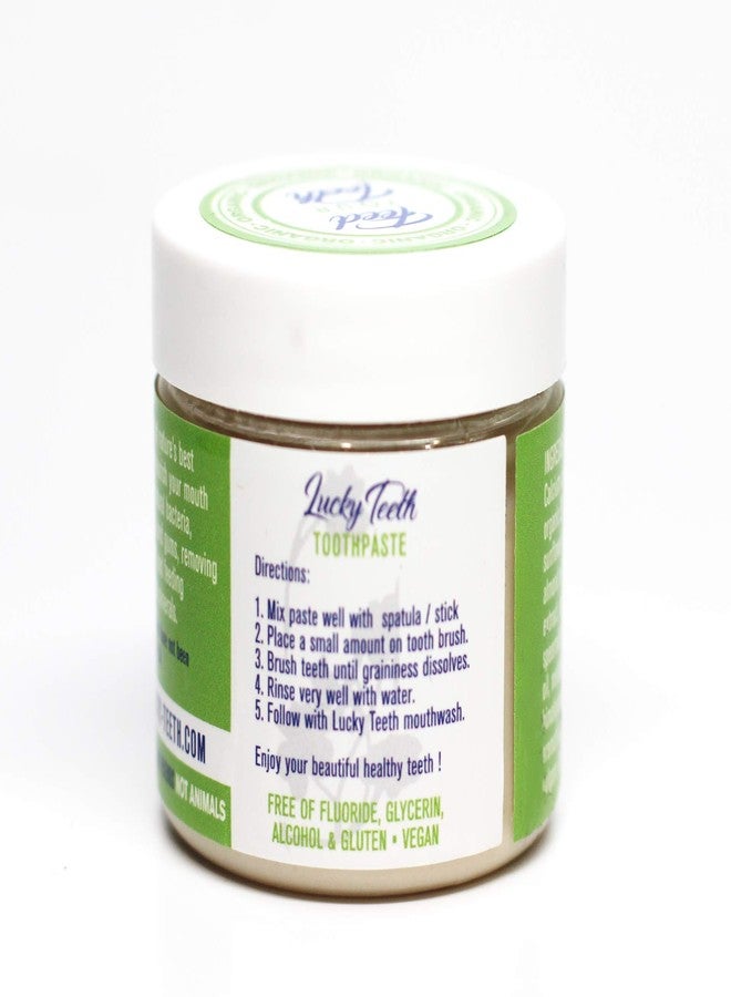 Lucky Teeth Organic Toothpaste-All Natural, Remineralizes and Fortifies Teeth and Gums. (2 oz) - Image 3