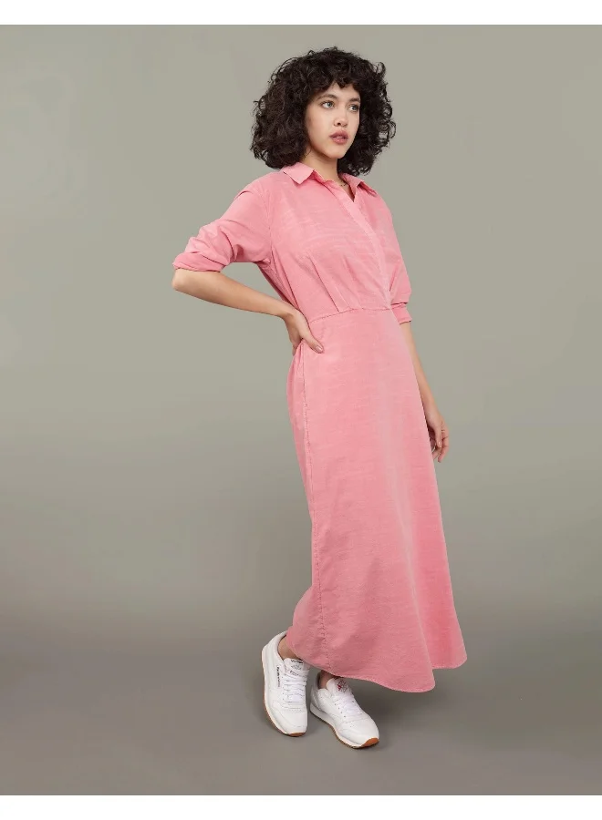 American Eagle Cotton Shirred Dress