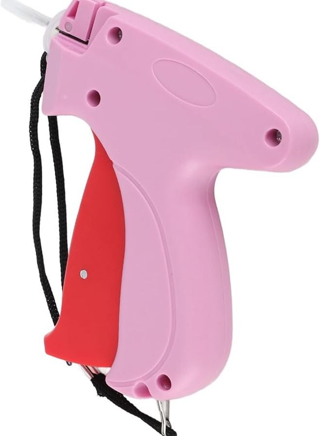 Portable Sewing Machine Hemming Gun Quick Clothing Fixer Stitch Tool Pink - Image 1