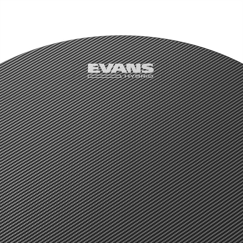 EVANS رأس الطبل الهجين من إيفانز - رأس طبل سنير هجين - للحساسية، النطاق الديناميكي - يعزز الإسقاط، المتانة - رمادي، 14 بوصة - Image 2