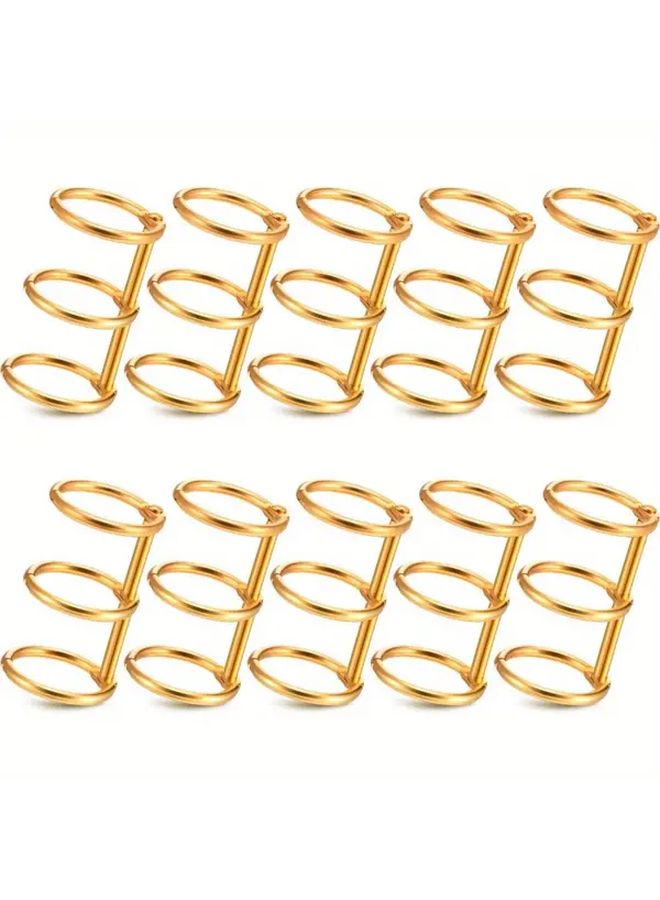 3 Ring Metal Binder Book Rings 20mm Inner Diameter Durable Metal Construction for Travel Diaries Photo Albums and More Easy to Use and Secure Silver Color - Image 5