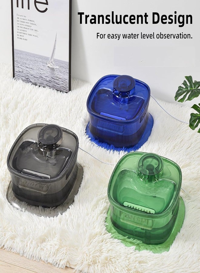 Delavala Dog Water Fountain, 135oz/4L Ultra Quiet Pet Water Dispenser with Smart Pump and Replacement Filters, Automatic Pet Water Fountain for Dogs, Cats & Other Pets (Green) - Image 5