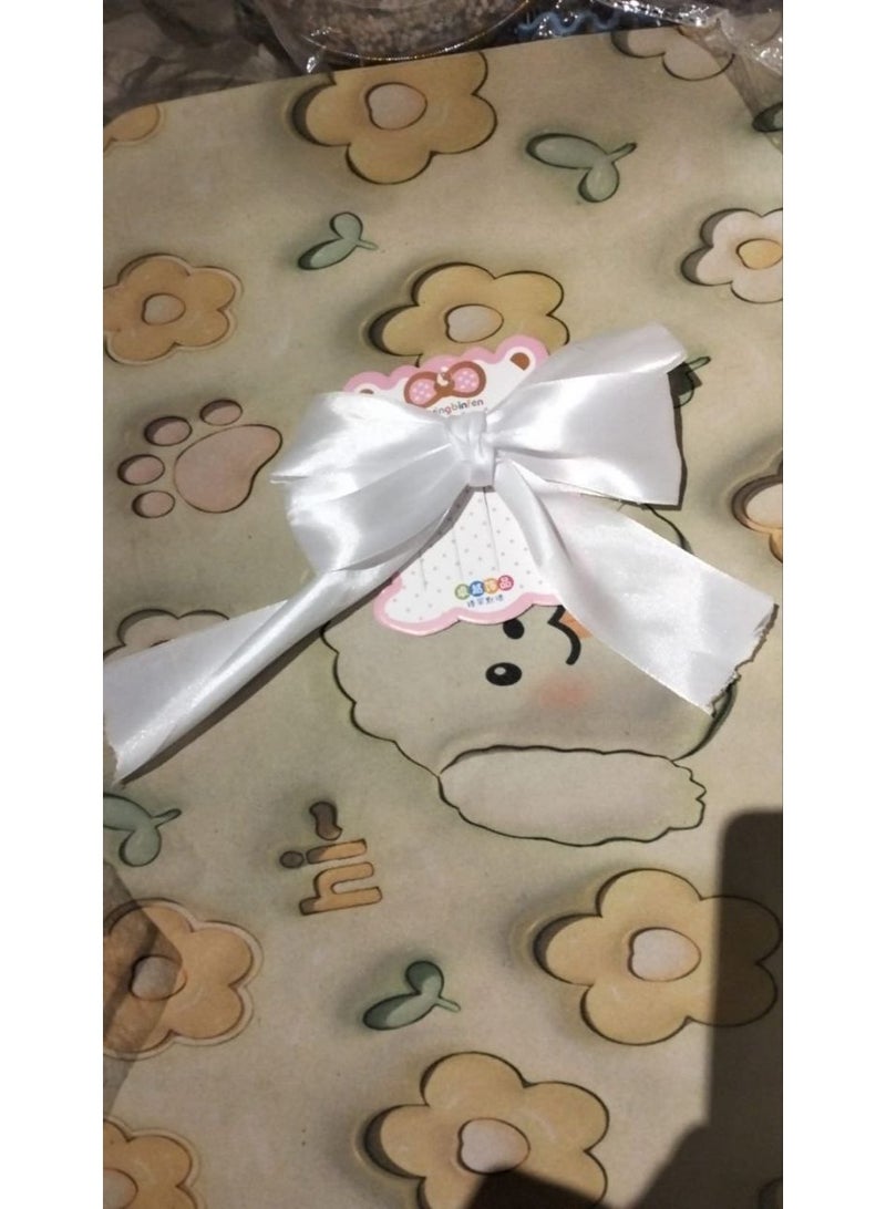 Royal White Satin Hair Bow – Elegant Accessory for Parties & Special Occasions. - Image 2