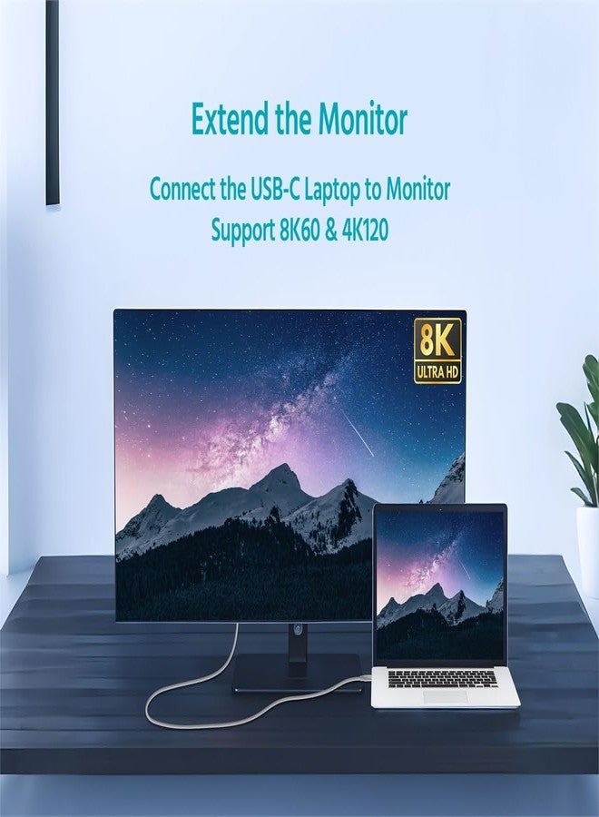 Monoprice USB4 Gen 3 Silicone Cable 3ft Gray - Image 5