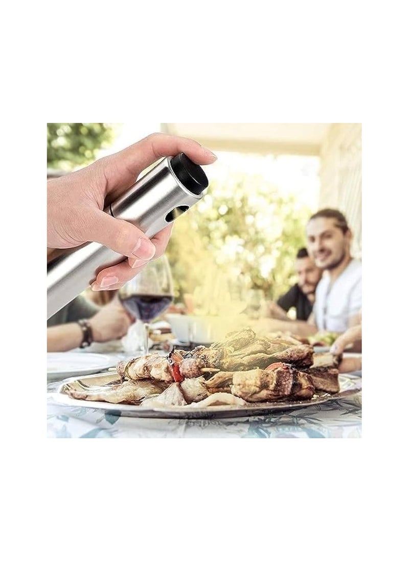 Stainless Steel Oil Sprayer 100ml - Precise and Easy Distribution of Oil and Vinegar, Perfect for Improving Your Cooking and Preparation Experience in Kitchen