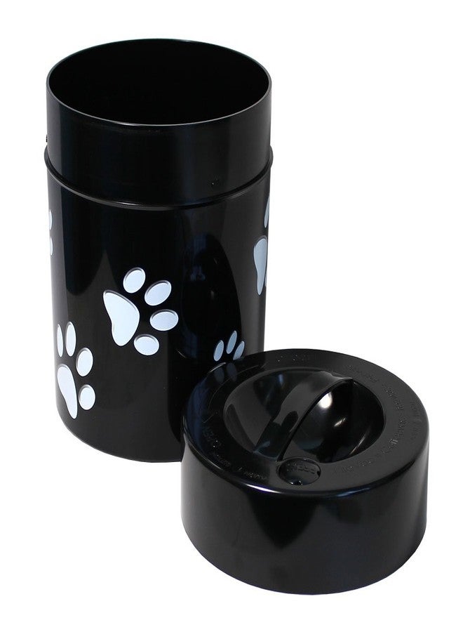 Tightpac Pawvac Kilovac Airtight Pet Food Container – Multi-Use Vacuum Container for Pet Food and other Dry Goods – 2.5 lbs / 40 oz / 3.8L, Wide-Mouth, Patented Vacuum Seal, Black with Paws - Image 2