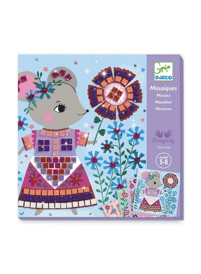 DJECO Lovely Pets Sticker Mosaic Craft Kit - Image 1