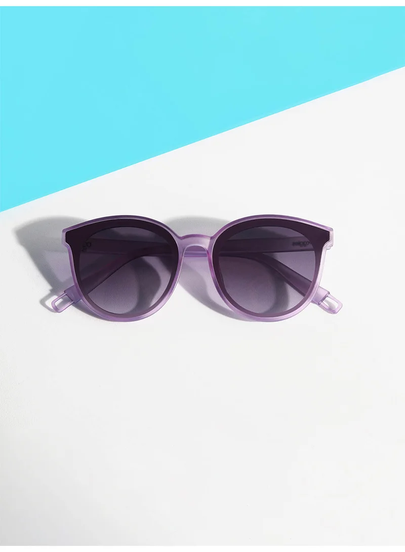 Woggles Eyeshield Purple Round Kids Sunglasses