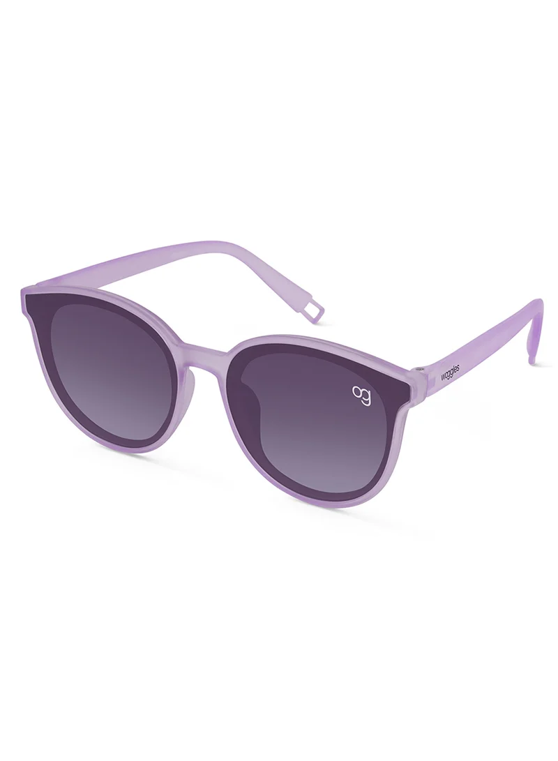 Woggles Eyeshield Purple Round Kids Sunglasses