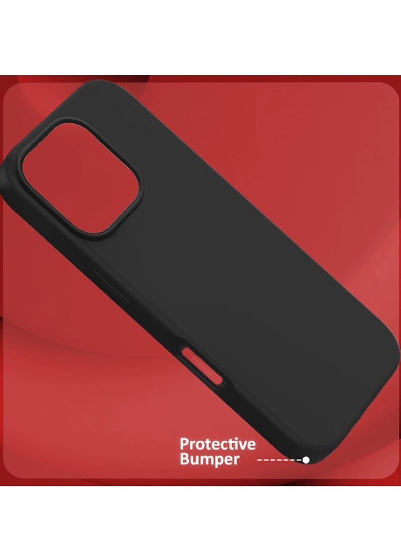 Liquid Silicone iPhone 16 Pro Max Case - Ultra Slim, Drop Protection, Soft Anti-Scratch Microfiber Lining (Model H) - Image 5