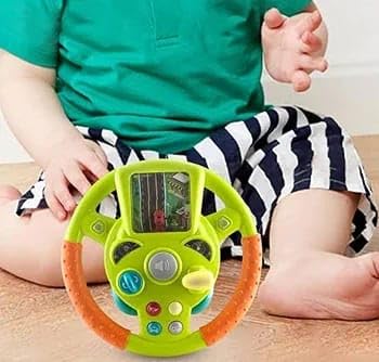 DIPDEY Little Driver Steering Wheel Toy with Music, Games & Vehicle Sounds - Image 5