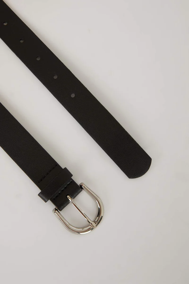 ديفاكتو Woman Faux Leather Denim Belt