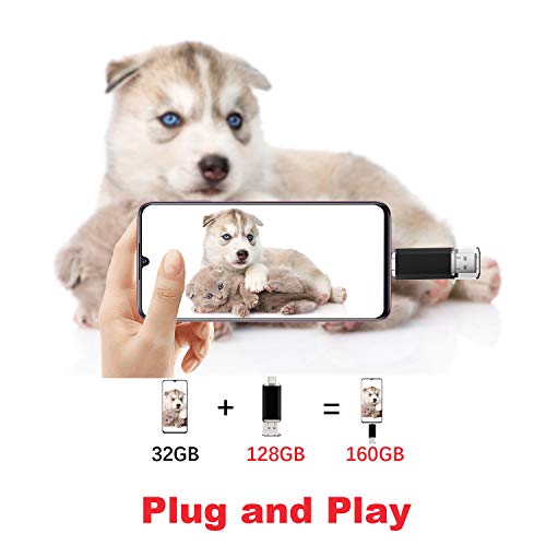 Vansuny 128GB USB C Flash Drive 2 in 1 OTG USB 3.0 + Type C Memory Stick with Keychain Dual Type C Thumb Drive Photo Stick Jump Drive for Android Smartphones, Computer, Tablet, PC - Image 4