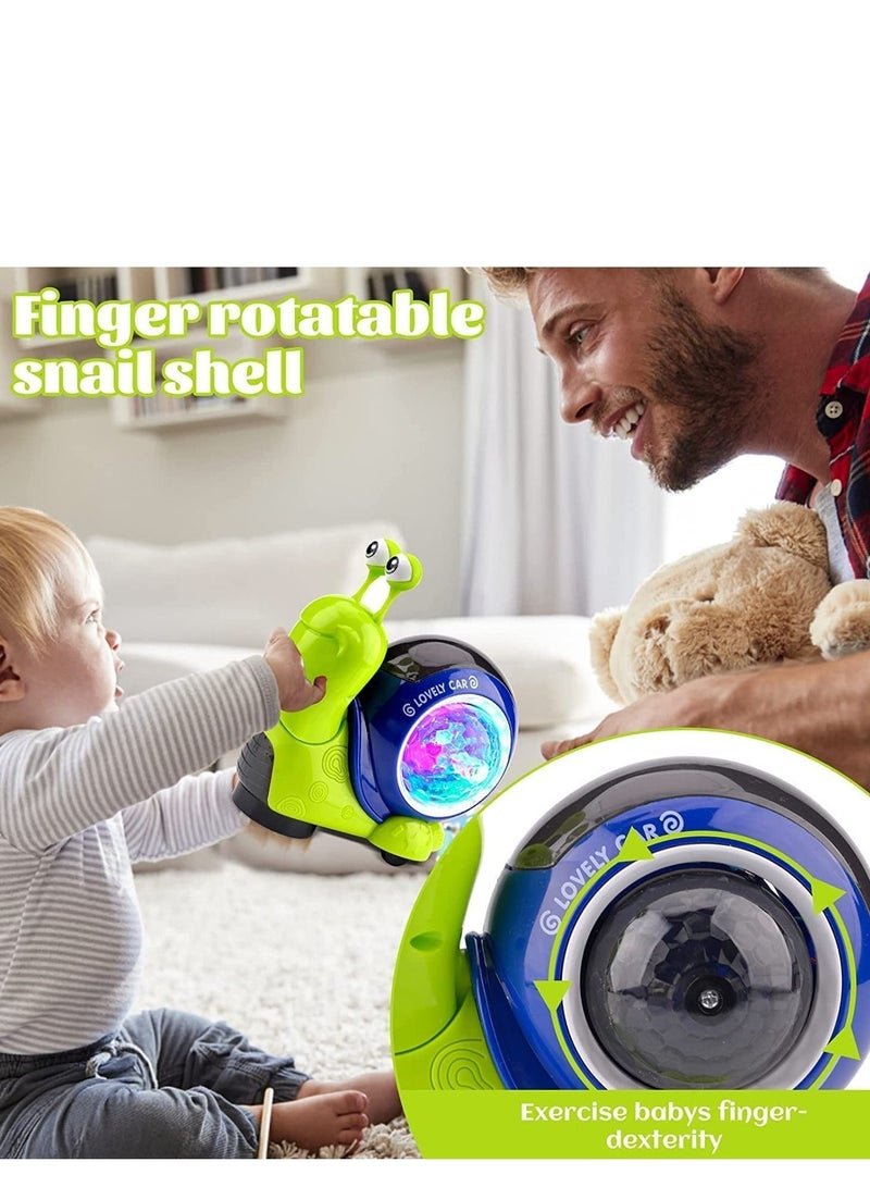 Y&D Crawling Baby Toy, Babies Dancing Early Learning Educational Toys, Interactive Musical Light up Automatically Avoid Obstacles, for Babies, Toddlers, Kids - Image 4