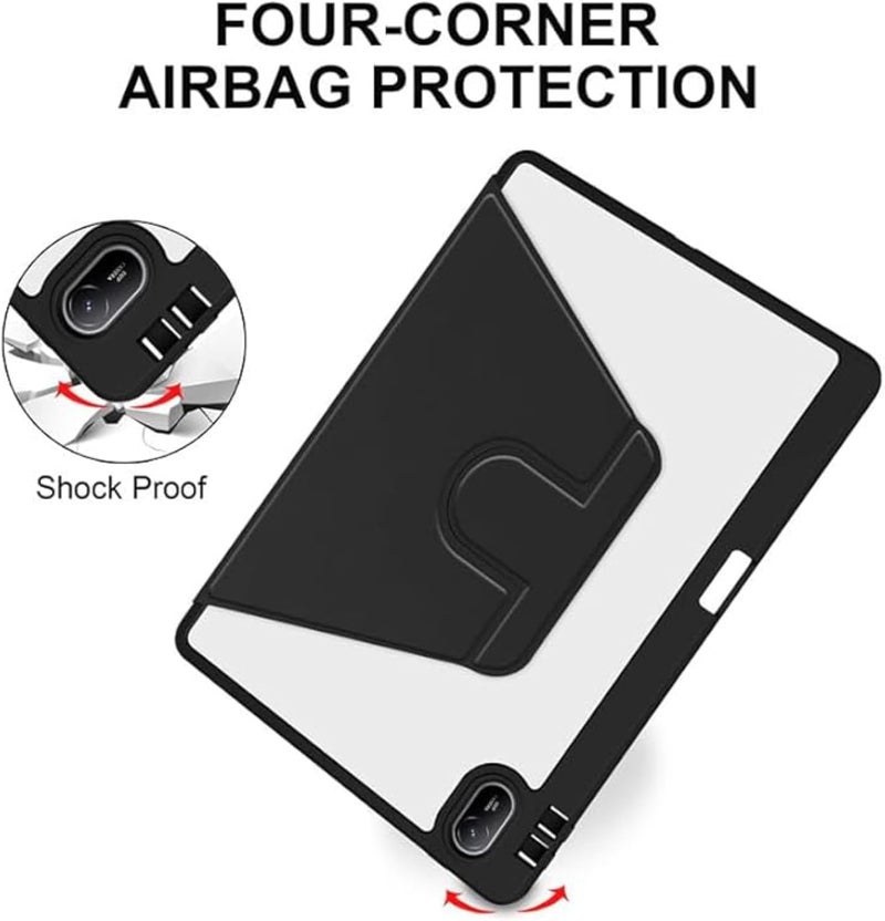 Vurtboly Hybrid Case Compatible with Huawei Matepad SE 11inch 2024 Cover, Clear Acrylic Multi-Angle Hard PC Case with Pen Holder Protective Stand Cover Compatible with Huawei Matepad SE 11" 2024 - Image 5
