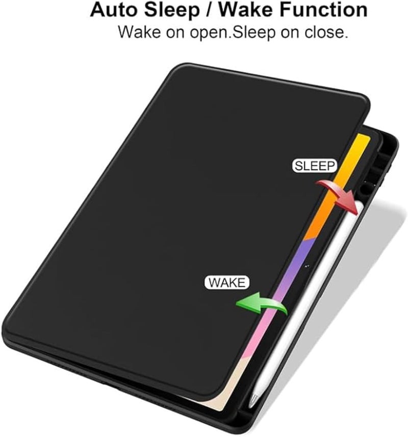 Vurtboly Hybrid Case Compatible with Huawei Matepad SE 11inch 2024 Cover, Clear Acrylic Multi-Angle Hard PC Case with Pen Holder Protective Stand Cover Compatible with Huawei Matepad SE 11" 2024 - Image 3
