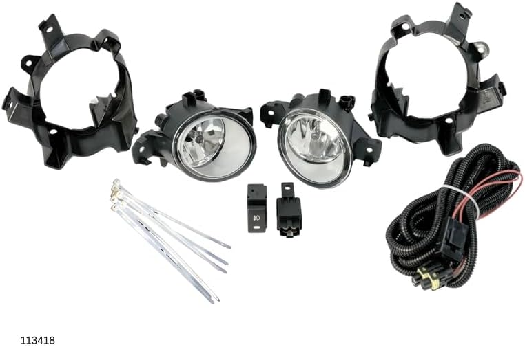VISH Aftermarket Fog Lamp Set for Qashqai 2007-2010 - Compatible Replacement Assembly - Image 1